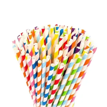 Paper Straws Mixed Color-2000Pcs/Box