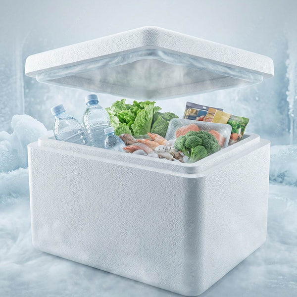 Thermocol Boxes-Round/Recangle-White