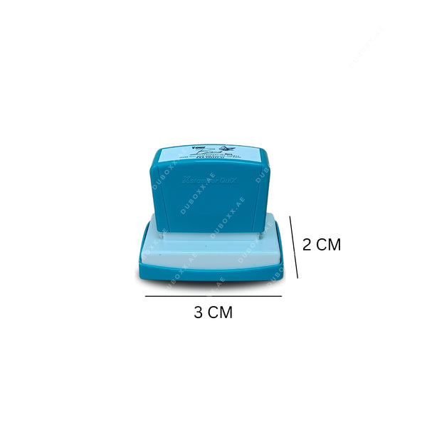 Customized Stamps-3x2CM-Permanent Ink Stamp