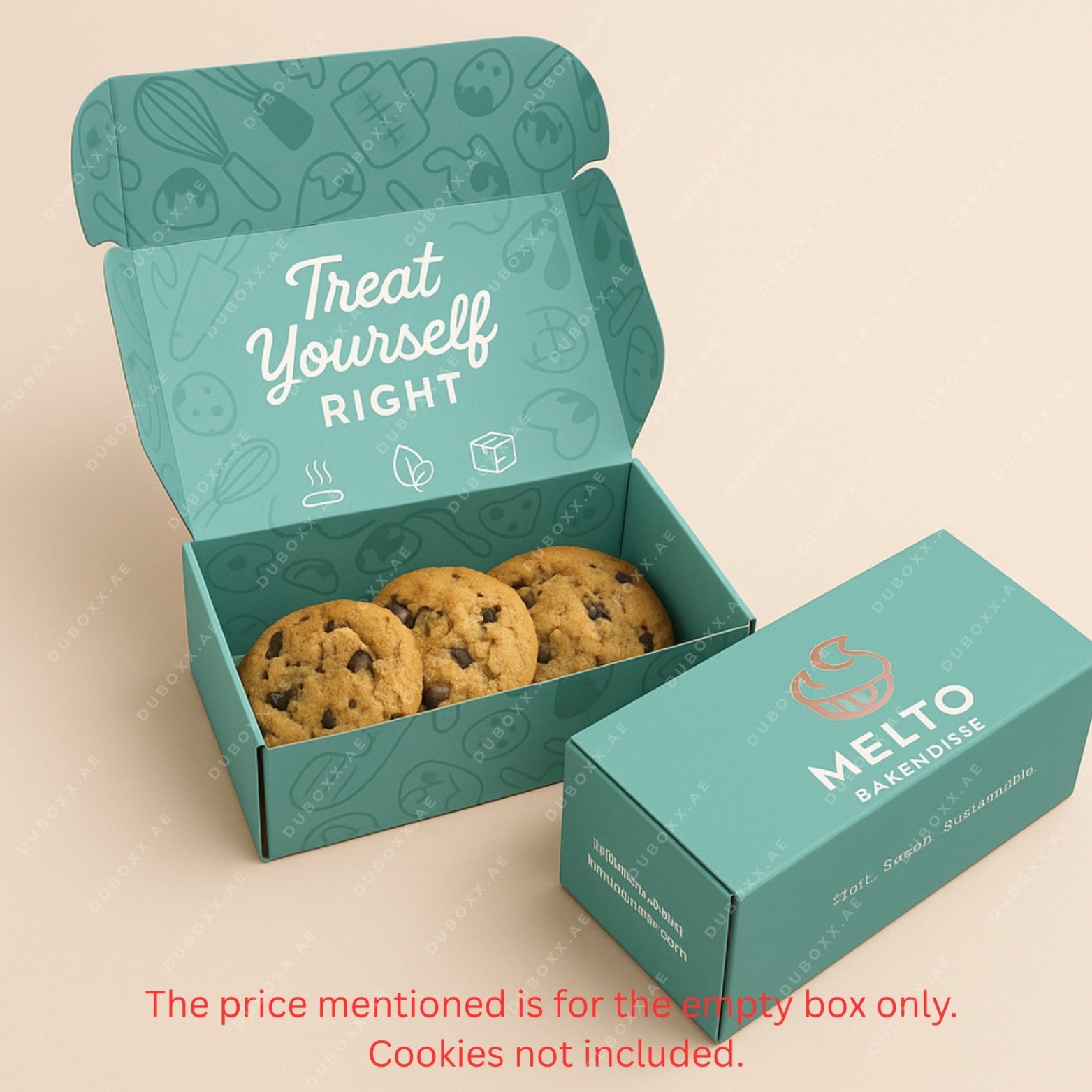 Custom Food Boxes for Cookies-20x10x8CM 500Pcs – Duboxx Packaging LLC