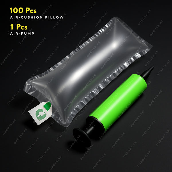 Air Cushion Bags- Durable Protective Cushioning, Includes a Manual Pump-10x27CM-100Psc