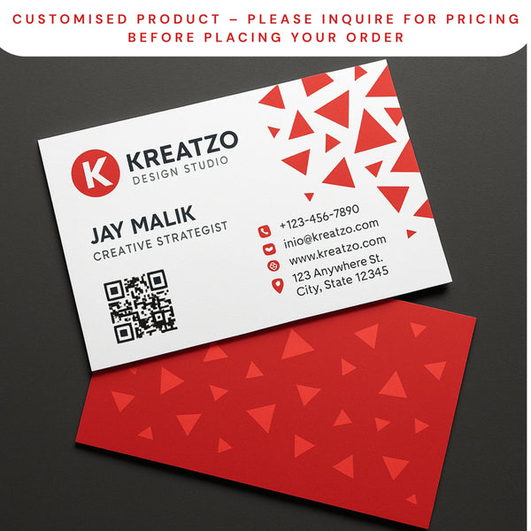 Custom Business Card Printing-90x55MM-MOQ 500Pcs
