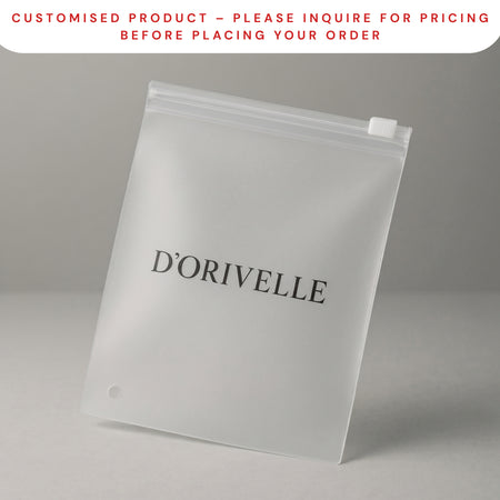 Custom Frosted Zipper Bags