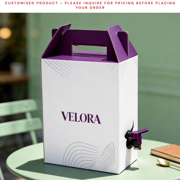 علبة توزيع قهوة محمولة مخصصة بمقبض - الحد الأدنى للطلب 500 قطعة