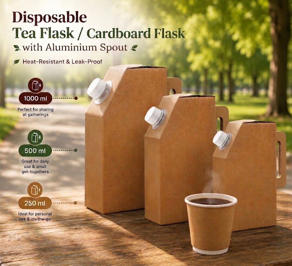Cardboard Tea flask