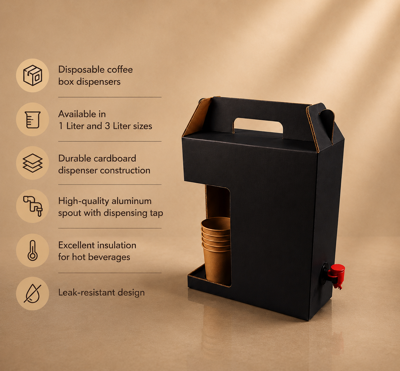 Disposable_coffee_box_dispensers_Cardboard_Insulated_Coffee_Box_dispensers Black....