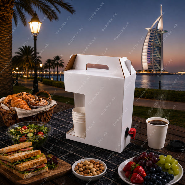 Disposable coffee box dispensers / Cardboard Insulated Coffee Box dispensers