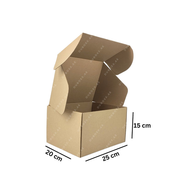 E-Commerce Mailer Box 3 - 25x20x15CM - Brown