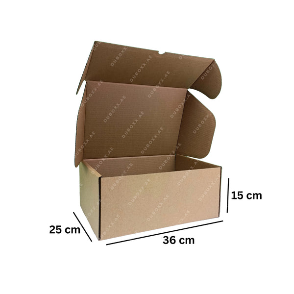 E-Commerce Boxes Large-36x25x15CM -Brown