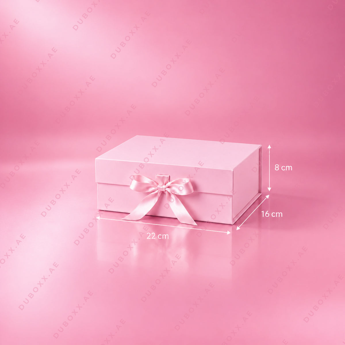 Empty Gift Box 22x16x8 CM - Pink