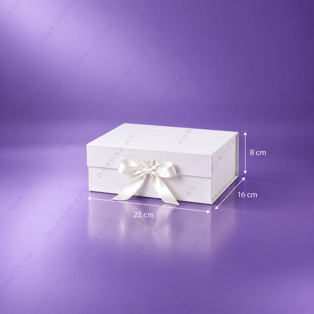 Empty Gift Box 22x16x8 CM - White