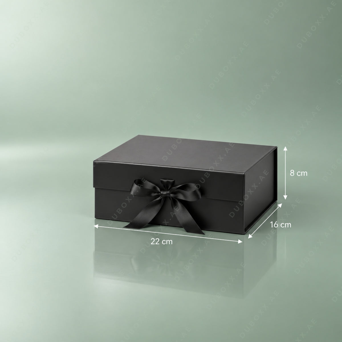 Empty Gift Box 22x16x8 CM - Black