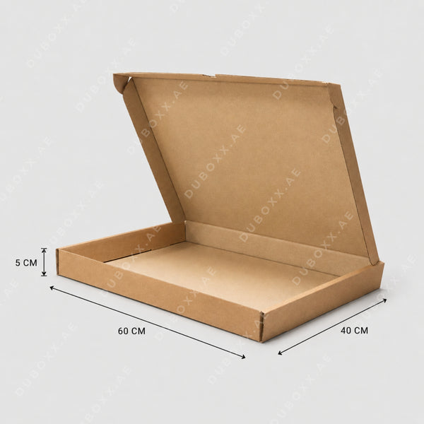 صندوق إطار كبير -60 × 40 × 5 سم - بني