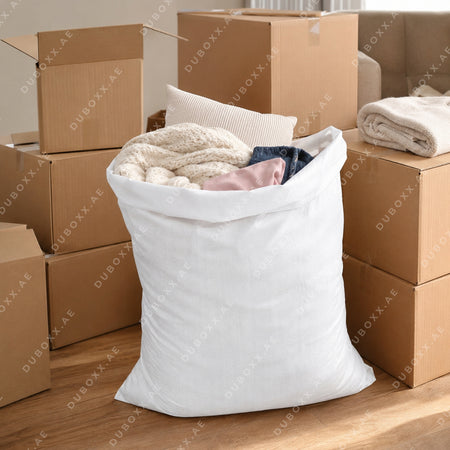 Gunny Bags, White Gunny Bags, Packing Bags, Moving Bags, Storage Bags, Heavy Duty Packing Bags, Woven Packing Bags, Polypropylene Bags, Large Packing Bags, Clothes Packing Bags, Bedding Storage Bags, Textile Bags, Warehouse Bags, Logistics Bags, Moving Storage Bags, Household Packing Bags, Commercial Packing Bags, 95x115CM Bag, 110x140CM Bag, 25KG Packing Bag, 40KG Packing Bag, 50KG Packing Bag, Gunny Bags Dubai, Gunny Bags UAE, Packing Bags Dubai, Packing Bags UAE, Moving Bags Dubai, Moving Bags UAE.