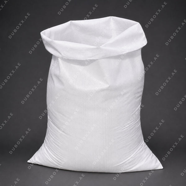 أكياس خيش بيضاء - 95×115 سم / 110×140 سم - بولي بروبيلين 