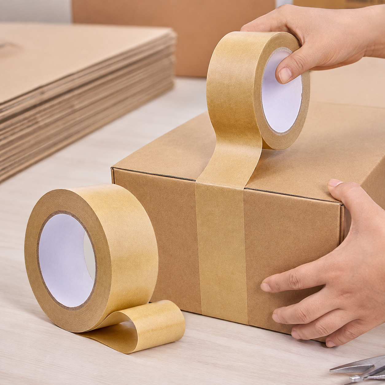 Kraft Paper Tape
Eco Friendly Packing Tape
Kraft Brown Tape
Paper Packing Tape
Recyclable Packaging Tape
Sustainable Packaging Tape
Carton Sealing Tape
Eco Packaging Supplies
Shipping Box Tape
E Commerce Packaging Tape
Brown Kraft Tape
Corrugated Box Tape
Biodegradable Packing Tape
Warehouse Packing Tape
Packaging Tape 48MM 50Yards