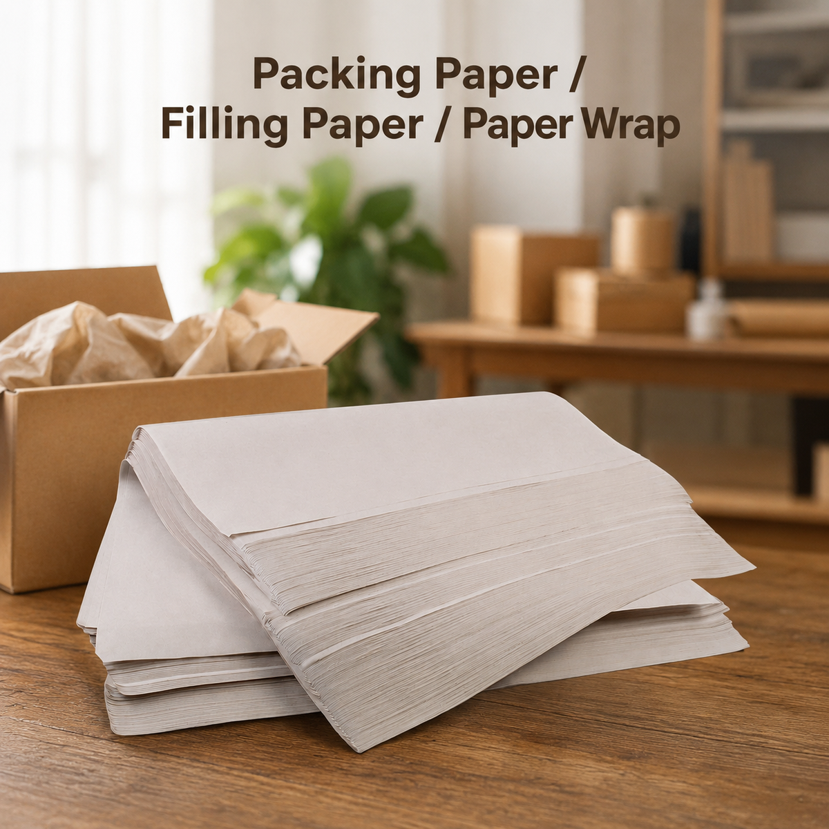 Packing Paper / Filling Paper / Paper Wrap / Free-size sheets.