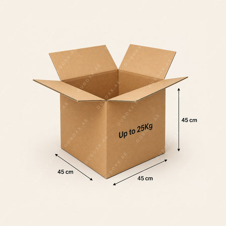 Shipping Box, Moving Box, Corrugated Cardboard Box, 45x45x45CM Box, 5 Ply Carton Box, 5 Ply Corrugated Box, Heavy Duty Box, Heavy Duty Carton Box, Packing Box, Packaging Box, Storage Box, Shipping Carton, Moving Carton, 25KG Packing Box, 25KG Moving Box, 7MM Corrugated Box, Flat Packed Box, Recycled Cardboard Box, Eco Friendly Packaging, House Moving Box, Office Moving Box, Relocation Box, Warehouse Storage Box, Courier Box, Ecommerce Shipping Box, Export Packing Box, Cardboard Storage Box, Strong Packing 