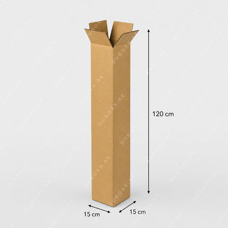 Long Cardboard Box, Long Shipping Box, Long Moving Box, Corrugated Box, 15x15x120CM Box, 5 Ply Box, Heavy Duty Box, Packing Box for Long Items, Shipping Box for Long Items, Long Parcel Box, Long Packaging Box, Rod Shipping Box, Curtain Rod Box, Poster Shipping Box, Long Tool Box, Hardware Shipping Box, Industrial Packing Box, Flat Packed Box, Recycled Cardboard Box, Moving Box Dubai, Moving Box UAE, Shipping Box Dubai, Shipping Box UAE, Corrugated Box Dubai, Corrugated Box UAE, Packaging Materials Dubai,
