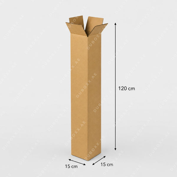 صندوق كرتون الشحن 15 × 15 × 120 سم - 5 طبقات