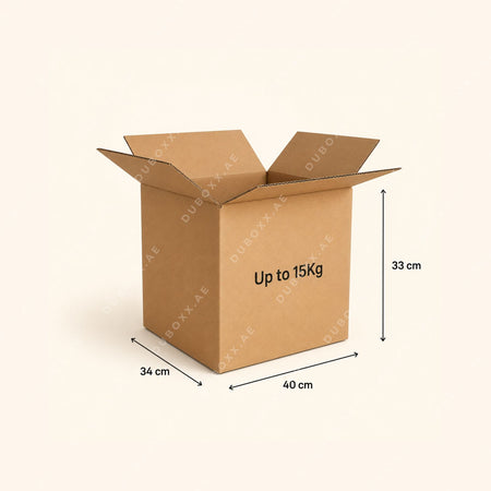 Shipping Box, Moving Box, Corrugated Cardboard Box, 40x34x33CM Box, 3 Ply Corrugated Box, 3 Ply Carton Box, Light Duty Box, Packing Box, Packaging Box, Storage Box, Shipping Carton, Moving Carton, Cardboard Packing Box, 10KG Packing Box, 15KG Moving Box, 4MM Corrugated Box, Flat Packed Box, Recycled Cardboard Box, Eco Friendly Packaging, House Moving Box, Office Moving Box, Relocation Box, E-Commerce Shipping Box, Courier Box, Retail Packaging Box, Warehouse Storage Box, Carton Box 40x34x33CM, 