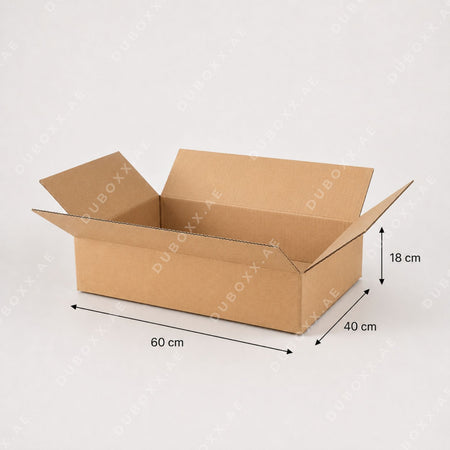 Shipping Box, Moving Box, Corrugated Box, Cardboard Box, 60x40x18CM Box, 5 Ply Box, Heavy Duty Box, 15KG Box, Flat Shipping Box, Low Profile Box, Packing Box, Storage Box, Moving Carton, Shipping Carton, E-Commerce Shipping Box, Clothing Shipping Box, Apparel Box, Warehouse Box, Brown Cardboard Box, Flat Packed Box, Recycled Cardboard Box, Shipping Boxes Dubai, Shipping Boxes UAE, Moving Boxes Dubai, Moving Boxes UAE, Cardboard Boxes Dubai, Cardboard Boxes UAE, Packing Boxes Dubai, Packing Boxes UAE.
