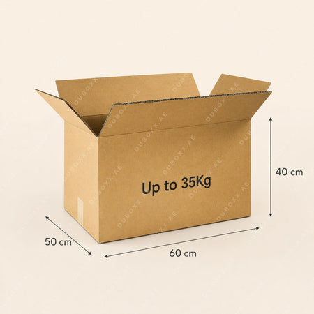 Shipping & Moving Corrugated cardboard Box 60x50x40 Cm - 5PLY