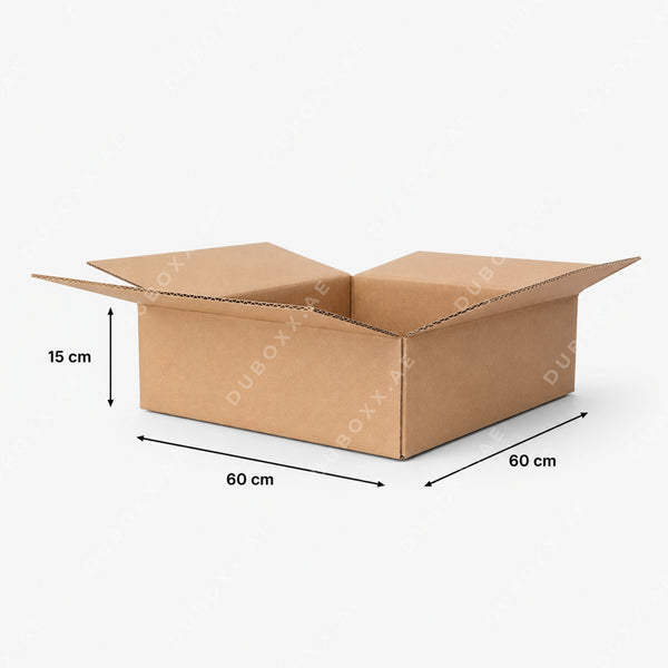 صندوق كرتون الشحن 60x60x15 سم - 5 طبقات