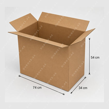 Moving Box, Shipping Box, Corrugated Box, Cardboard Box, 74x34x54CM Box, 5 Ply Box, Heavy Duty Box, 40KG Box, Large Moving Box, Large Shipping Box, Packing Box, Storage Box, Moving Carton, Shipping Carton, House Moving Box, Office Moving Box, E-Commerce Shipping Box, Warehouse Box, Heavy Duty Carton, Brown Cardboard Box, Flat Packed Box, Recycled Cardboard Box, Moving Boxes Dubai, Moving Boxes UAE, Shipping Boxes Dubai, Shipping Boxes UAE, Cardboard Boxes Dubai, Cardboard Boxes UAE, Packing Boxes Dubai, 