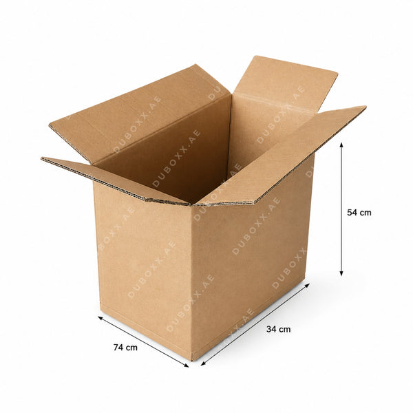 صندوق كرتون الشحن 74x34x54 سم - 5 طبقات