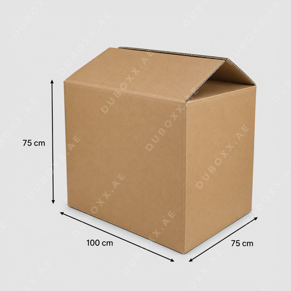 Shipping & Moving Jumbo Corrugated cardboard Box 100x75x75CM -5Ply