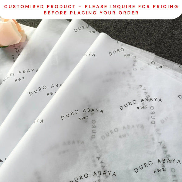 Custom Wrapping Paper Luxury Filling Tissue Paper -MOQ As Low as 1000Pcs