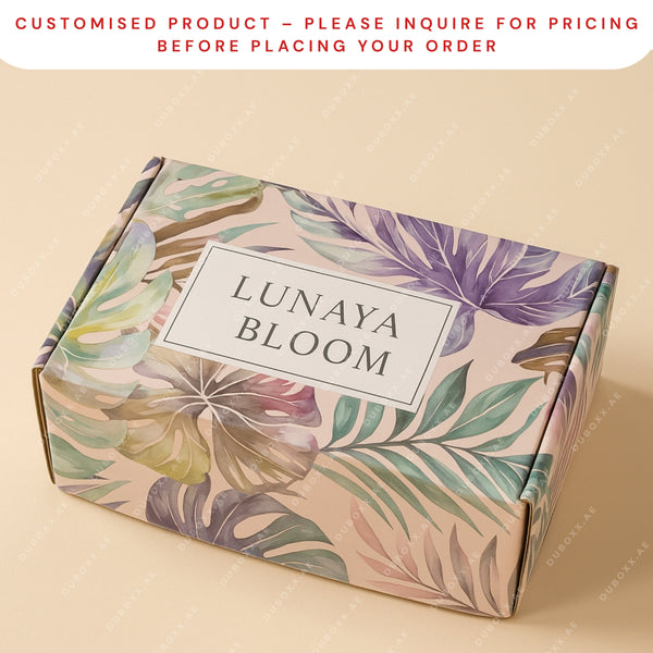Custom Offset Printed Corrugated Box-34x34x10CM-1000Pcs