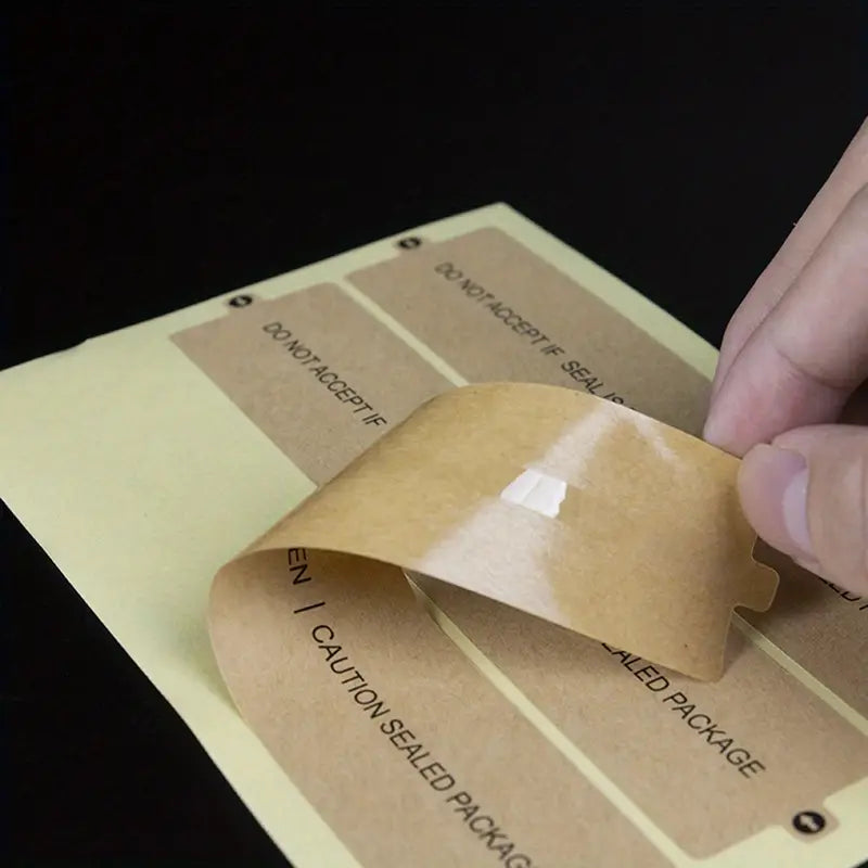 Sealing Sticker Rentangular Adhesive Sealing Stickers Rectangular for Boxes - 100pcs – Duboxx ...