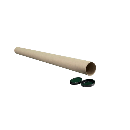 Mailing Tubes With End Caps- 1200MM X 75MM Diameter – Duboxx Packaging LLC
