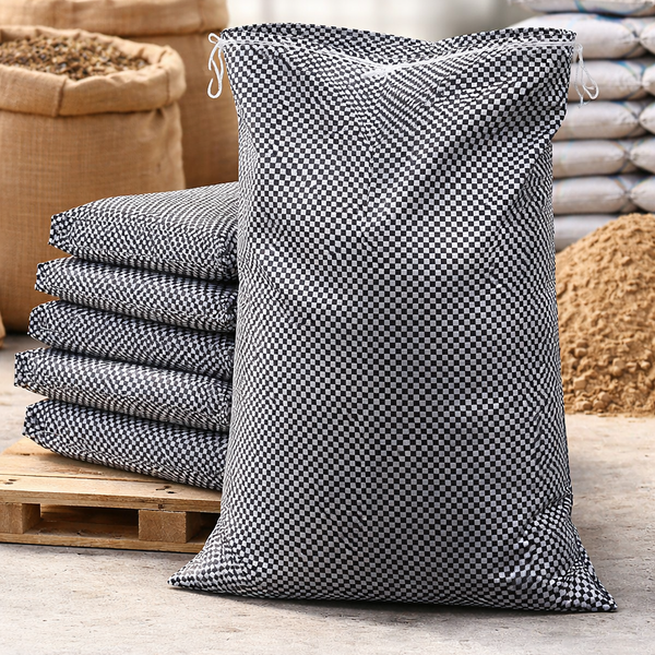 أكياس خيش سوداء من البولي بروبيلين - 95×115 سم / 110×140 سم / 124×166 سم / 135×175 سم / 210×260 سم