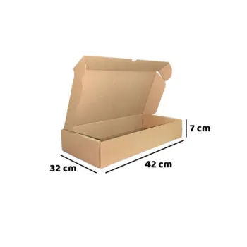 Meal Box-II-42x32x7-100Psc-Brown