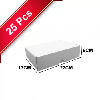 E-Commerce Boxes Mailer-2 Box 23x18x6 CM 25 Psc-White