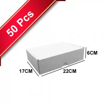 E-Commerce Boxes Mailer-2 Box 23x18x6 CM 50 Psc-White