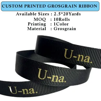 Custom Printed Ribbon-Grosgrain