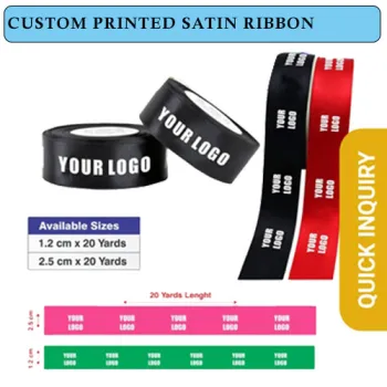 Custom Printed Ribbon-Satin