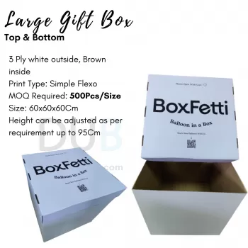 Custom Large Corrugated Gift Box