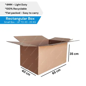 (3ply Box ) 65x40x35CM-Brown