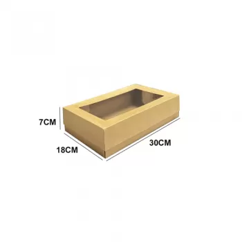 Box For Merchandise -Small 30x18x7CM with Transparent Window
