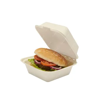 Bagasse Burger Box 