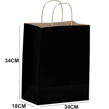 Paper Bags Black-100GSM-250Pcs/CTN